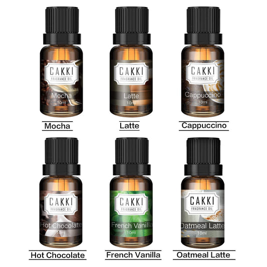 Cakki coffee fragrance oil set designed for diffusers