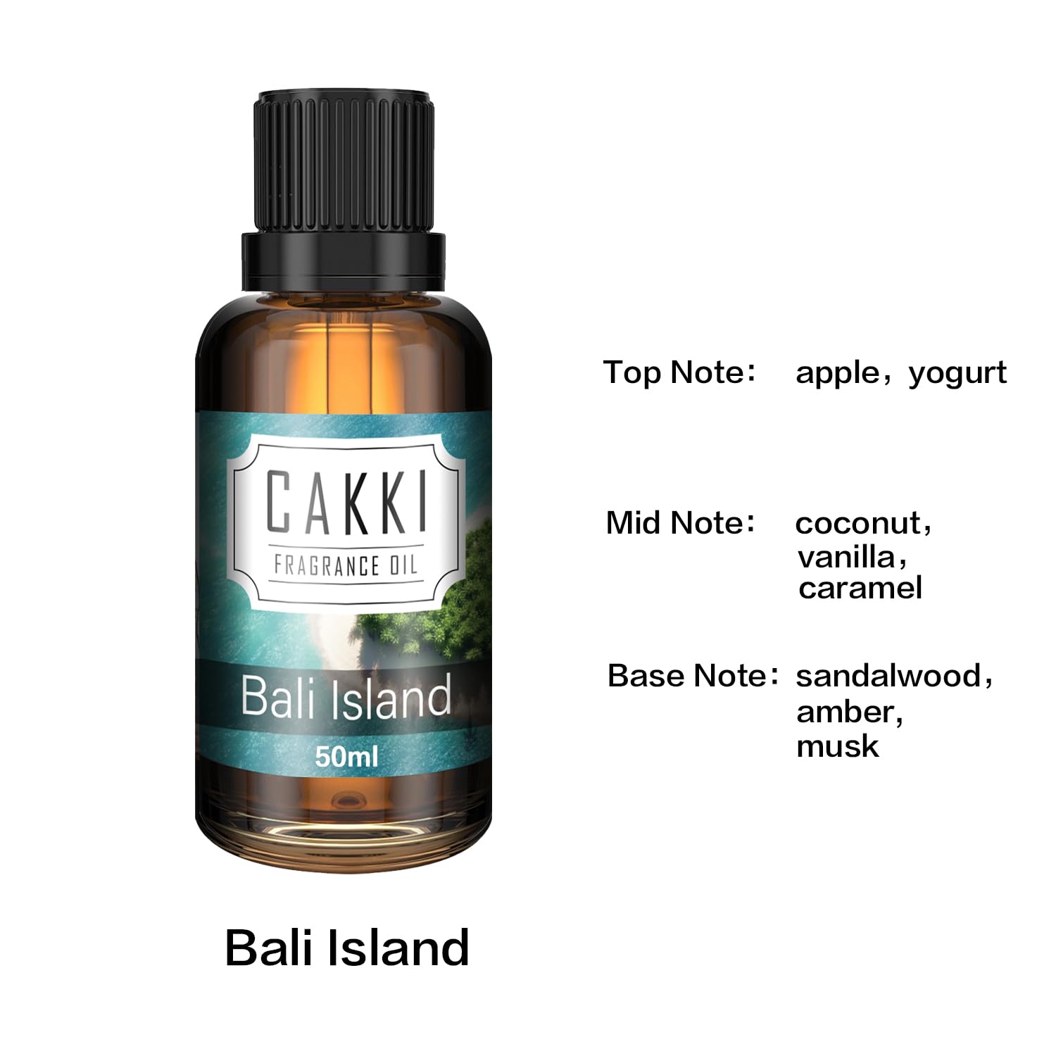 CAKKI fragrance oils 50ml amber glass diffuser bottle with dropper