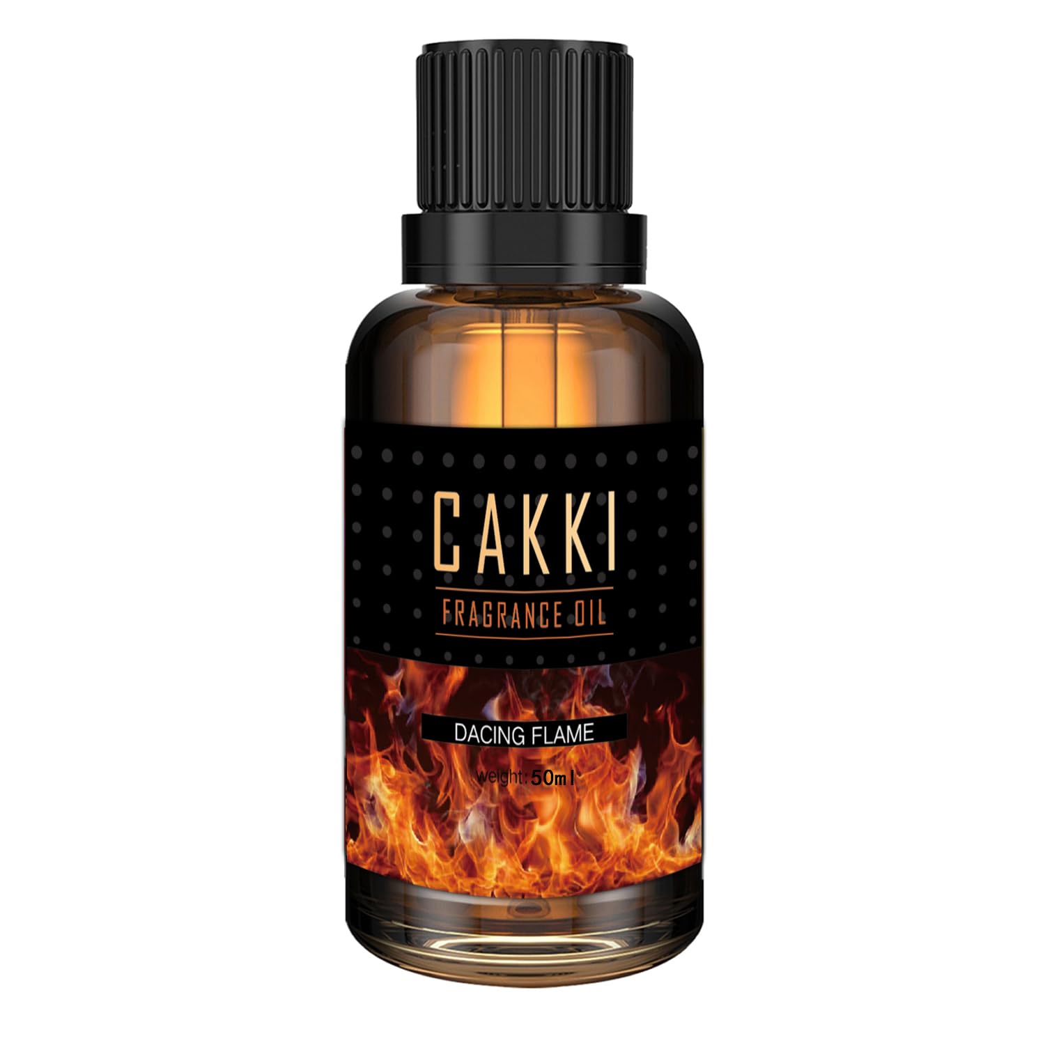 CAKKI Scent-Dancing Flame 50ml diffuser oil bottle with label