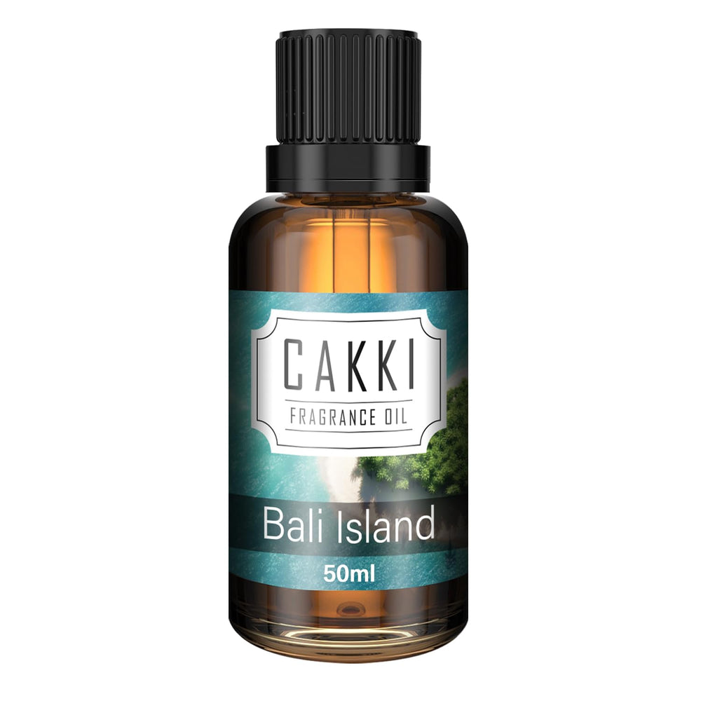 CAKKI Scent-Bali Island 50ml amber glass diffuser oil bottle