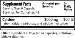Cal II Yeast Free bottle back with ingredients and usage
