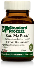 Bottle of Standard Process Cal-Ma Plus 90 tablets