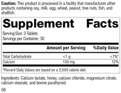Diagram illustrating calcium supporting bones and nerves