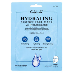 Cala sheet mask closeup with fruit extracts and botanicals for soothing hydration