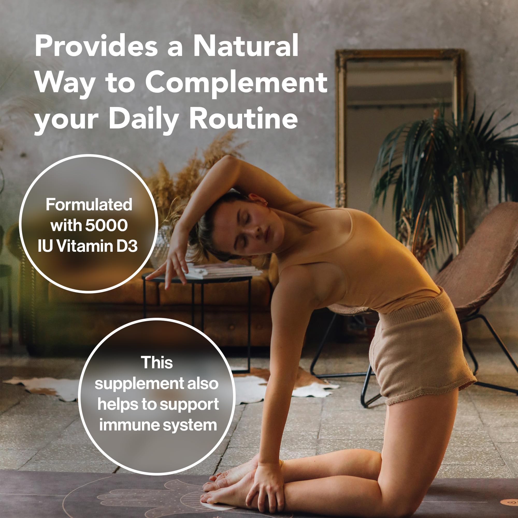 Graphic showing calcium absorption and bone health support