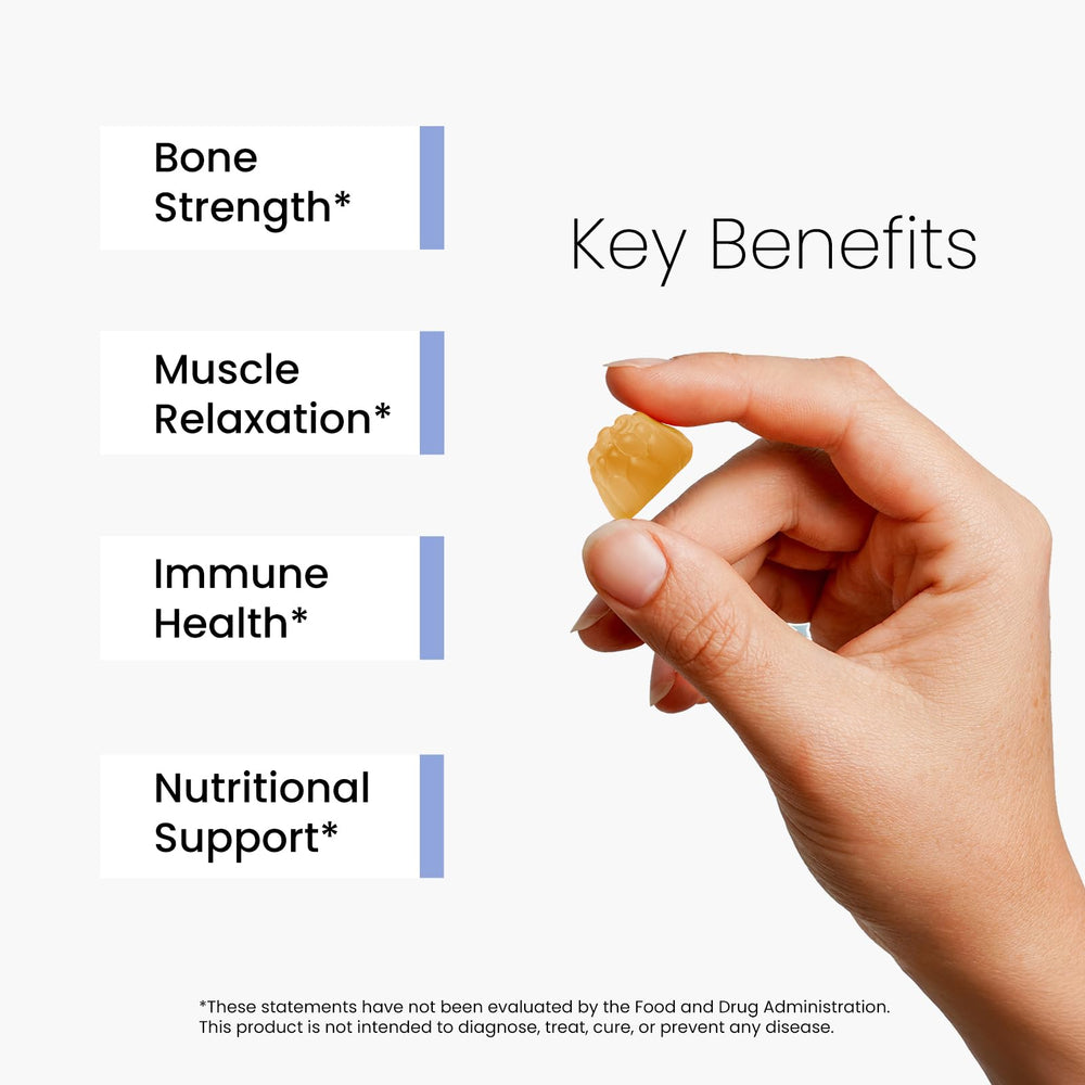 Calcium citrate 1200 mg and magnesium glycinate 400 mg in a 3-1 ratio
