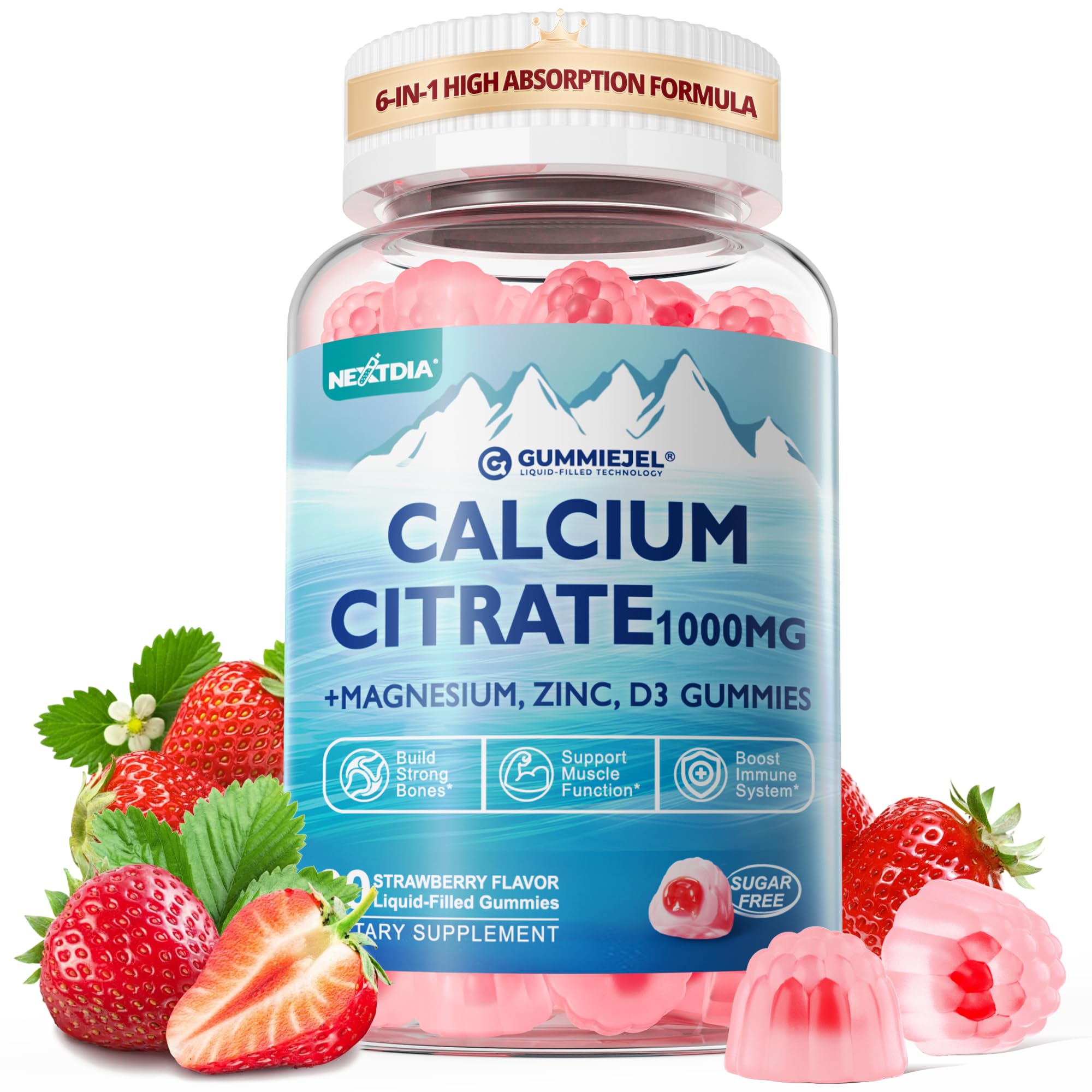 Calcium Citrate Gummies bottle 60 count