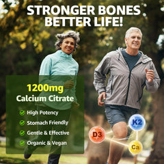 Sugar-free vegan calcium citrate gummies nutrition label