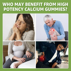 120 count bottle of calcium citrate gummies for adults