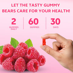 Finished product: Raspberry Calcium Citrate Gummies bottle and box