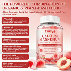 Serving two gummies per day for bone health