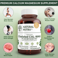 Illustration showing the 2:1 calcium to magnesium ratio