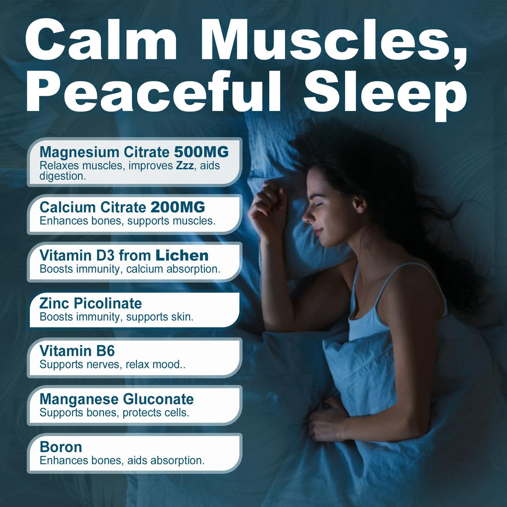 Calcium, magnesium, zinc, and vitamin D3 for bone support