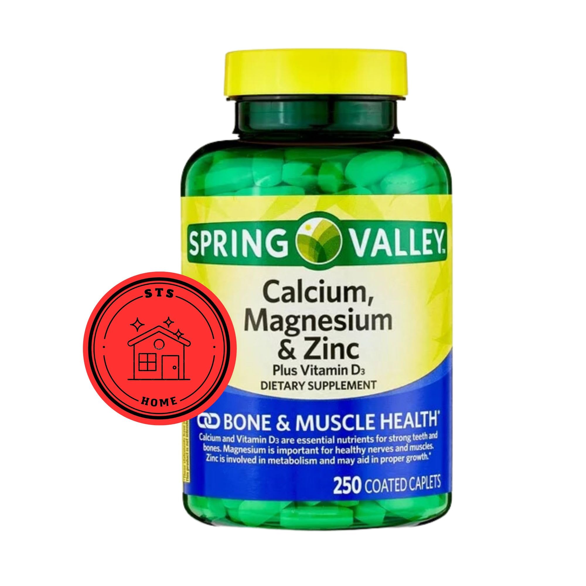 Calcium Magnesium Zinc with Vitamin D3 bottle front