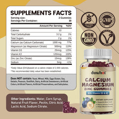 Close-up of chewable blueberry-flavored gummies