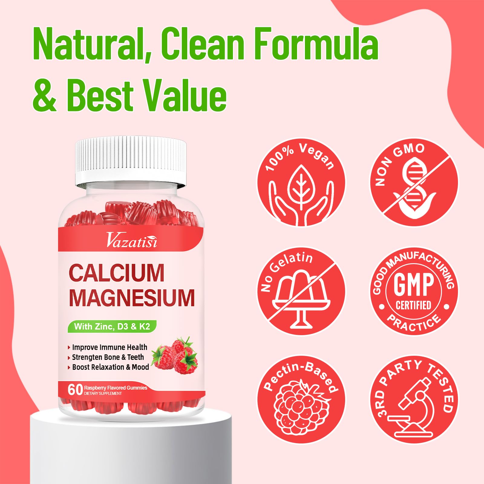 Product packaging with bottle and label