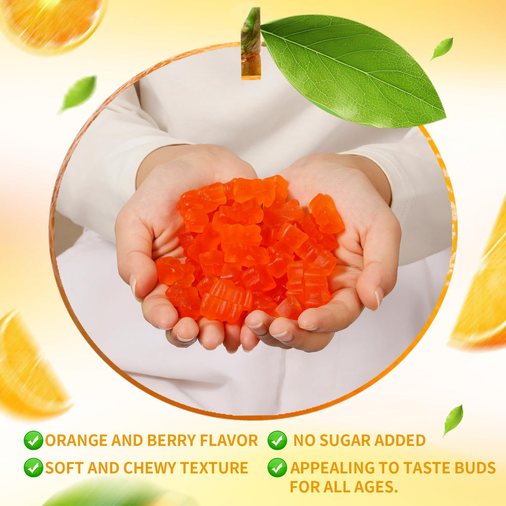 Vegan, GMP-certified, GMO-free, sugar-free gummy claim
