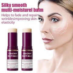 Close-up of Calcium Multi Balm Stick showing smooth, quick-absorbing texture.