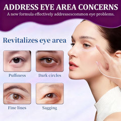 Calcium Multi Balm Stick applied under-eye for gentle hydration.