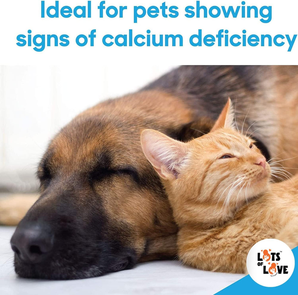 Vanilla flavored calcium paste for dogs