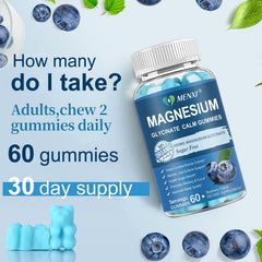 Gummies with Calcium, Potassium, Vitamin D3, B6 and CoQ10 ingredients
