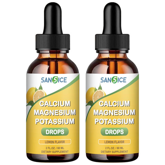 Calcium Potassium Magnesium Liquid Drops bottle with dropper