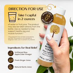 Caleb Treeze Muscle Tonic travel-friendly packaging for on-the-go relief.