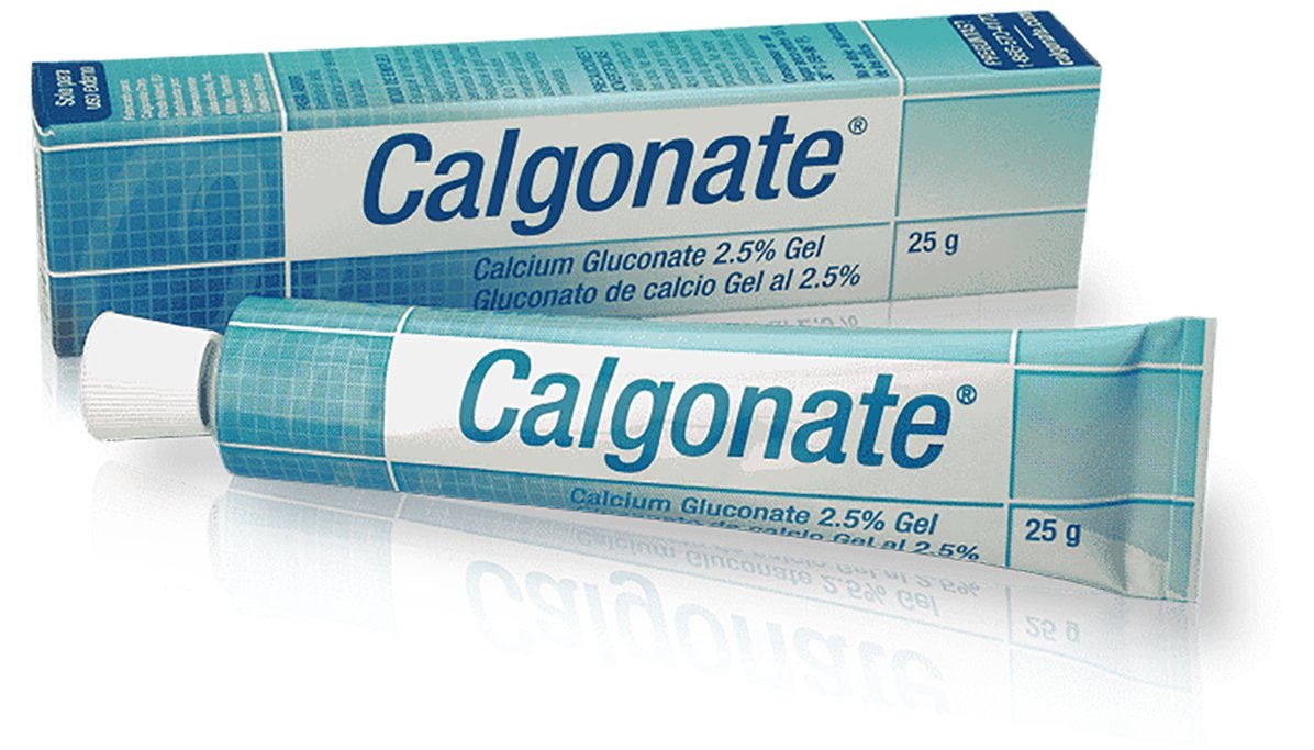 Calgonate 2.5% Calcium Gluconate Hydrofluoric Acid Neutralizing Gel in 25G Tube (1 Pack)