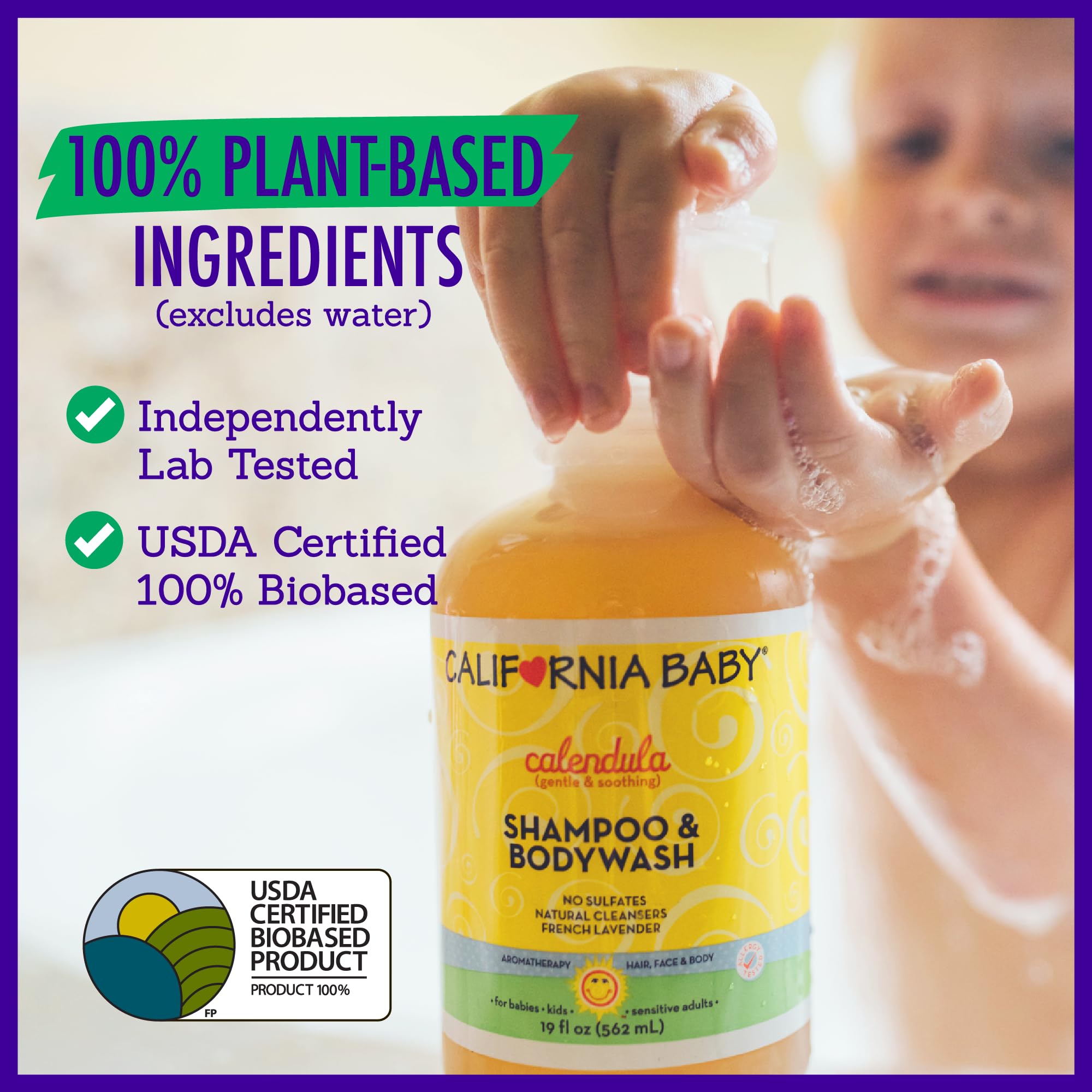 Aloe ingredient illustration for California Baby Calendula product