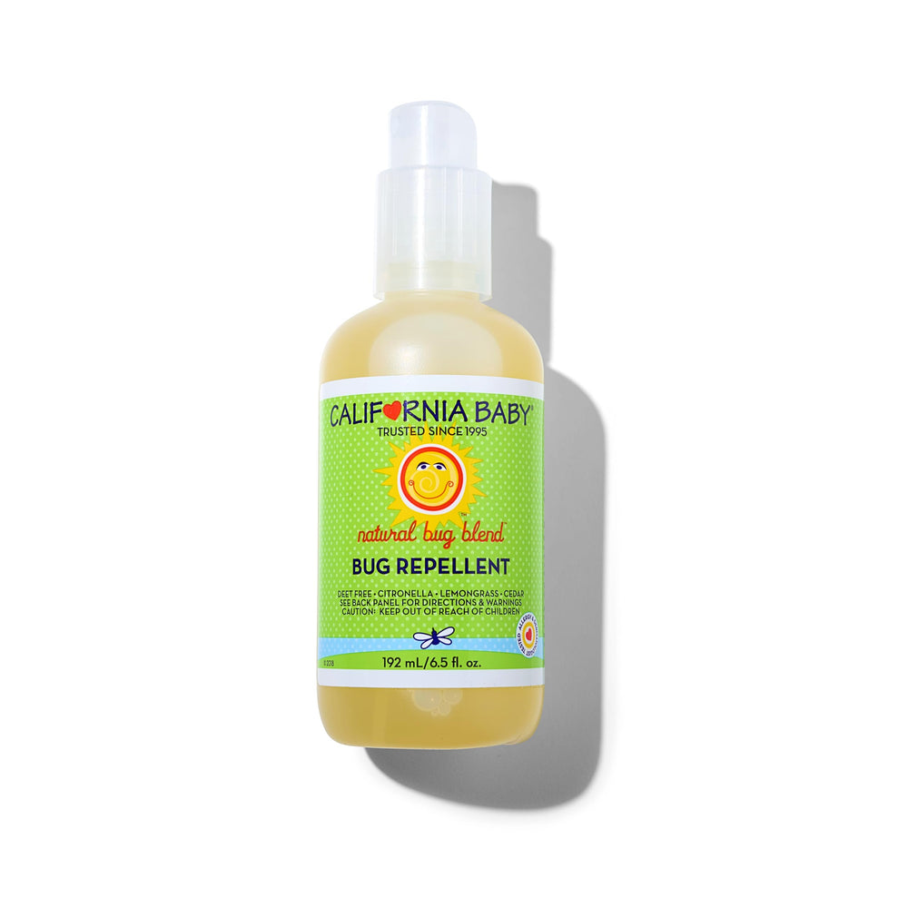 California Baby natural bug spray bottle with citronella scent for kids outdoors