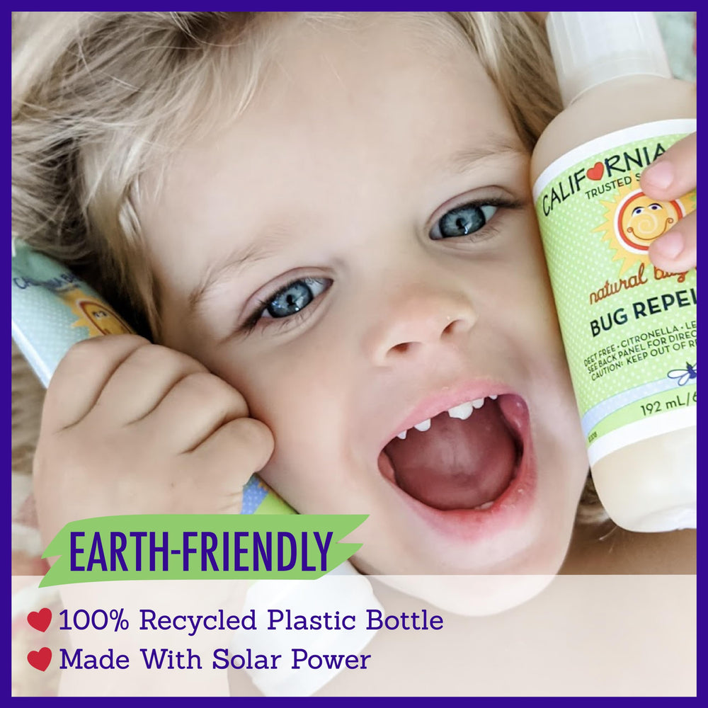 Easy-application spray from California Baby natural bug spray