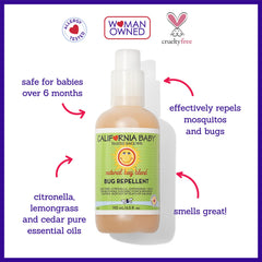 Outdoor family with California Baby bug spray ready for park trip