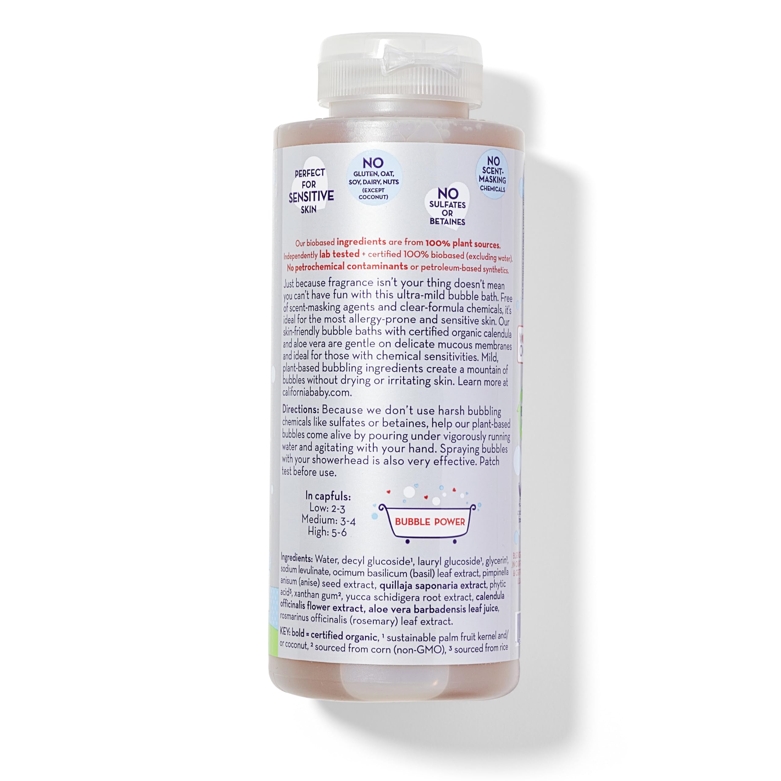 Close-up of bottle showing free bubble wand inside