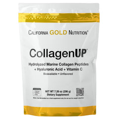 California Gold Nutrition CollagenUP front view label - 7.26 oz