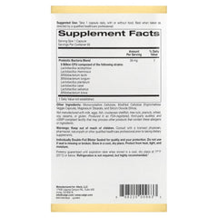 LactoBif 5 Probiotics bottle label highlighting 5 Billion CFU and 8 strains