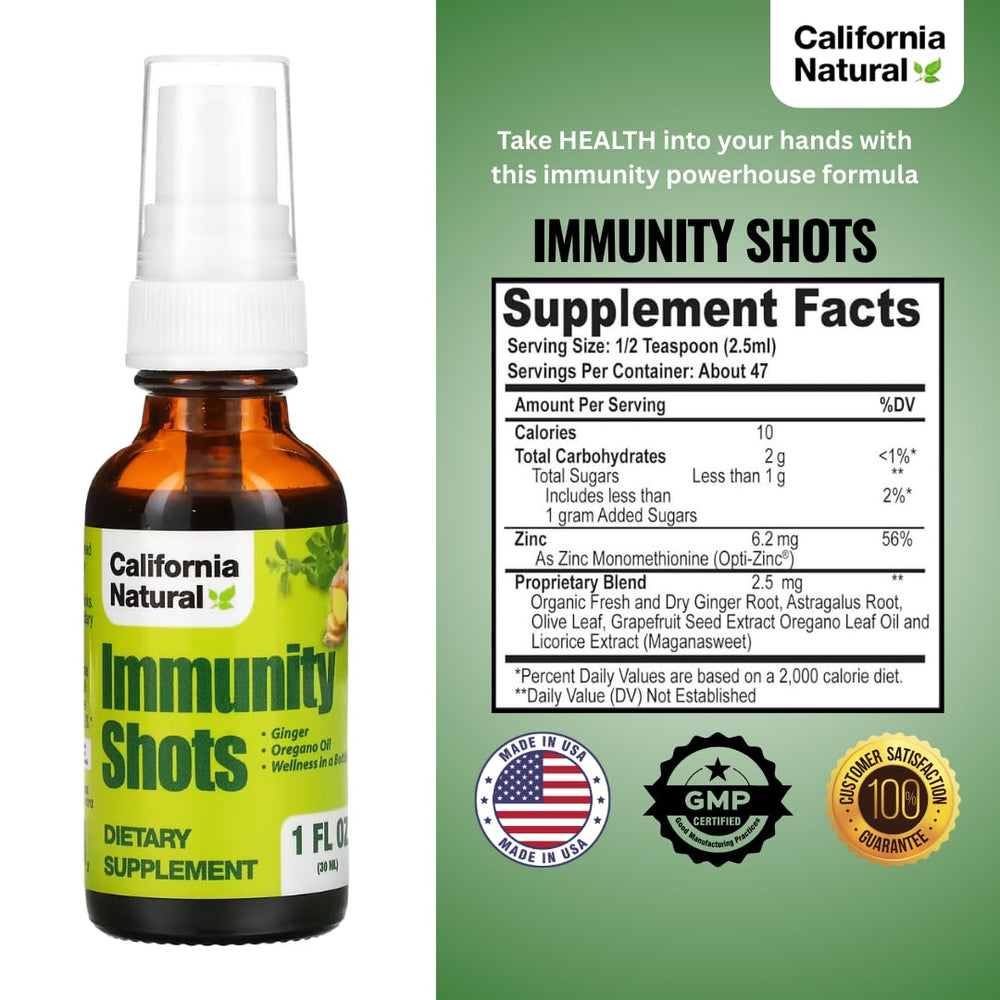 Bottle label showing organic ingredients