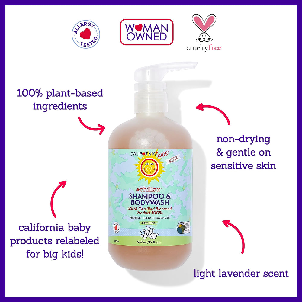 Sulfate-free gentle cleansing for kids and teens