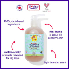 Sulfate-free gentle cleansing for kids and teens