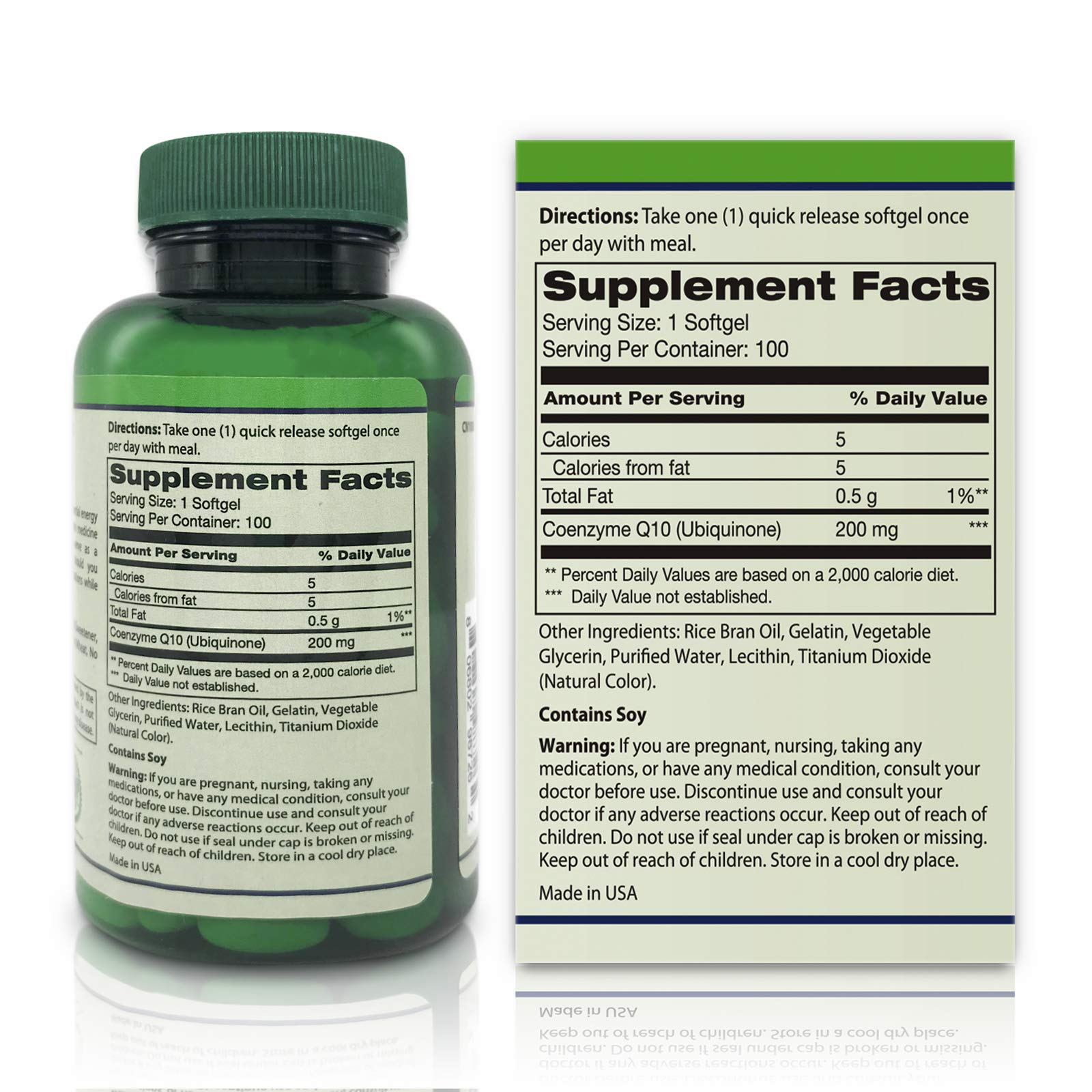 Serving suggestion: Take 1 softgel daily with food