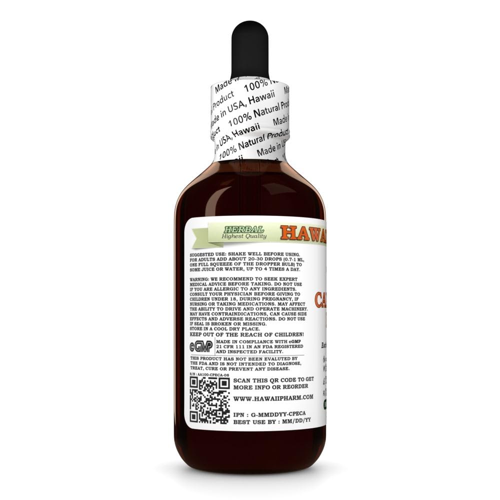 California Poppy glycerite liquid extract bottle close-up