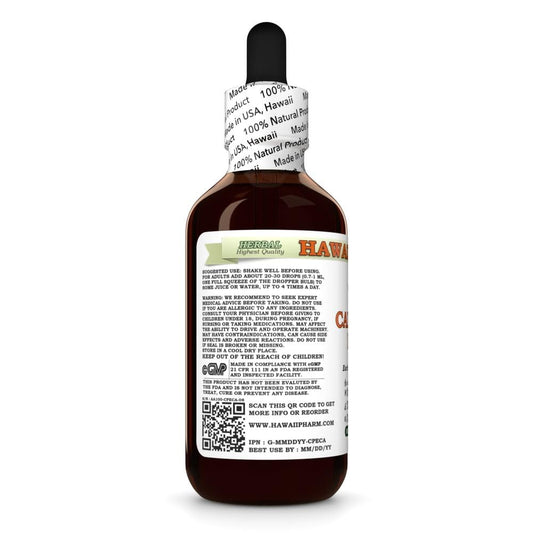 California Poppy glycerite liquid extract bottle close-up