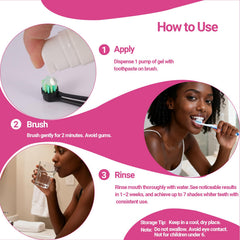 Enamel-safe whitening gel designed for sensitive teeth