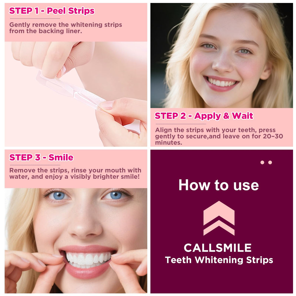 Coconut formula whitening strips