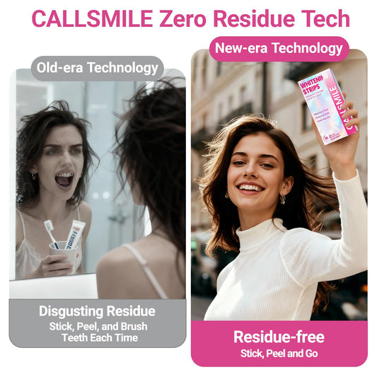 CALLSMILE whitening strips packaging close-up