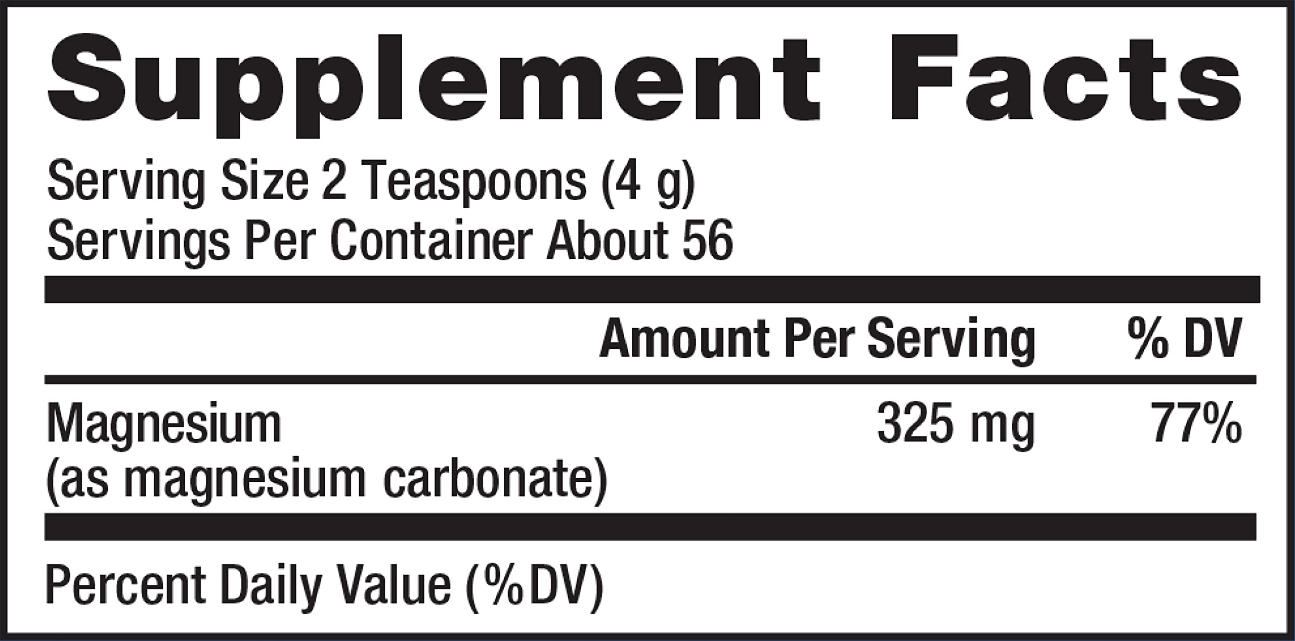 Glass of CALM magnesium drink with lemon flavor