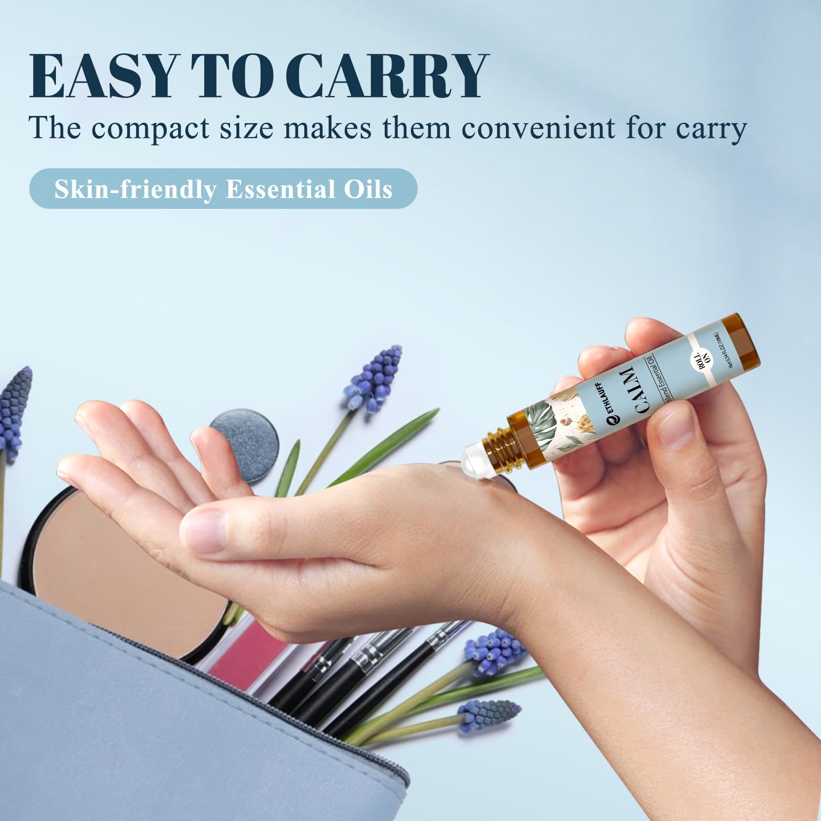 Gift-ready packaging for Calm Essential Oil Roll-On