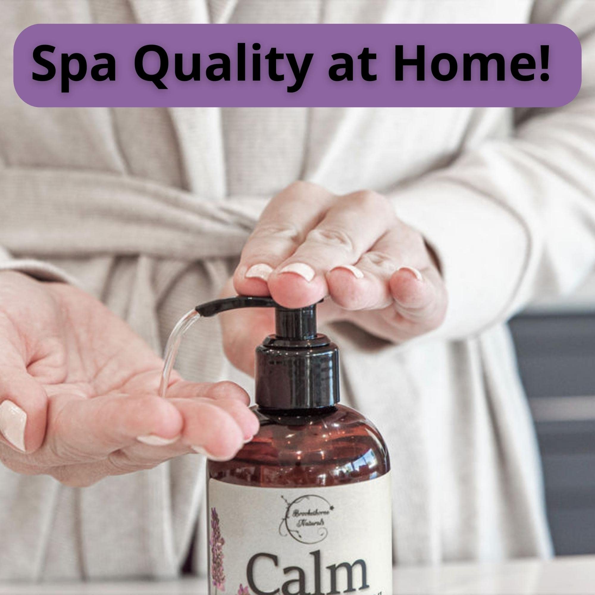 Massage therapy session using Calm Massage Oil with tools