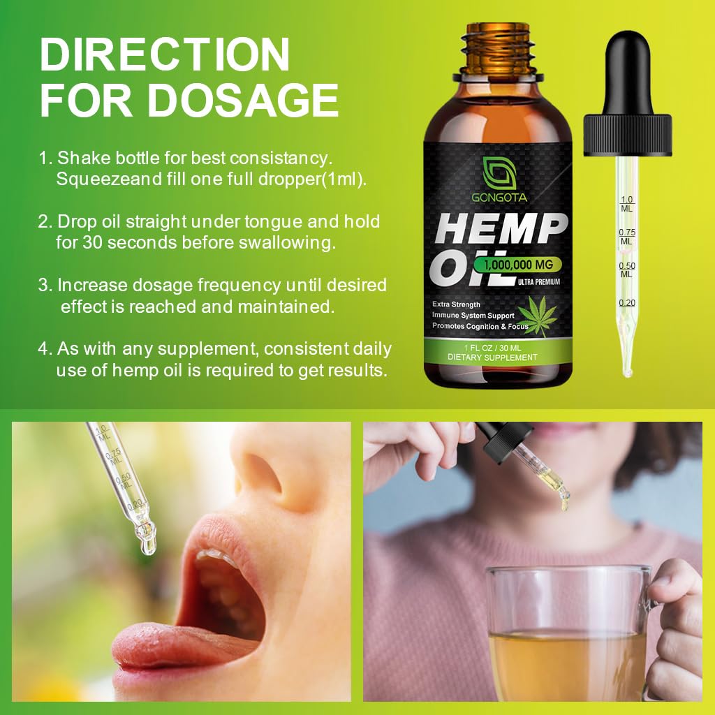Calm relaxation and sleep support with hemp oil