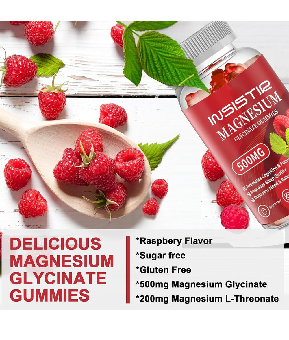 Relaxed mood and calm bottle concept for MG glycinate gummies