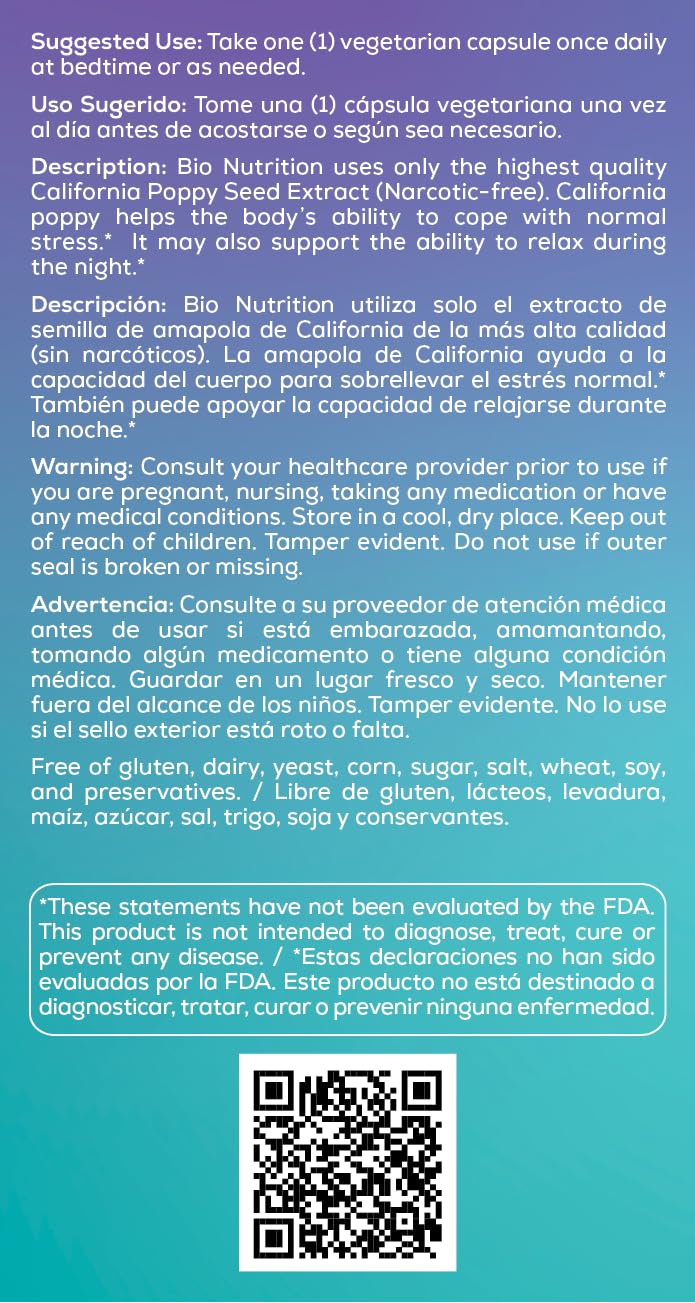 Capsules representing calm sleep support from California Poppy